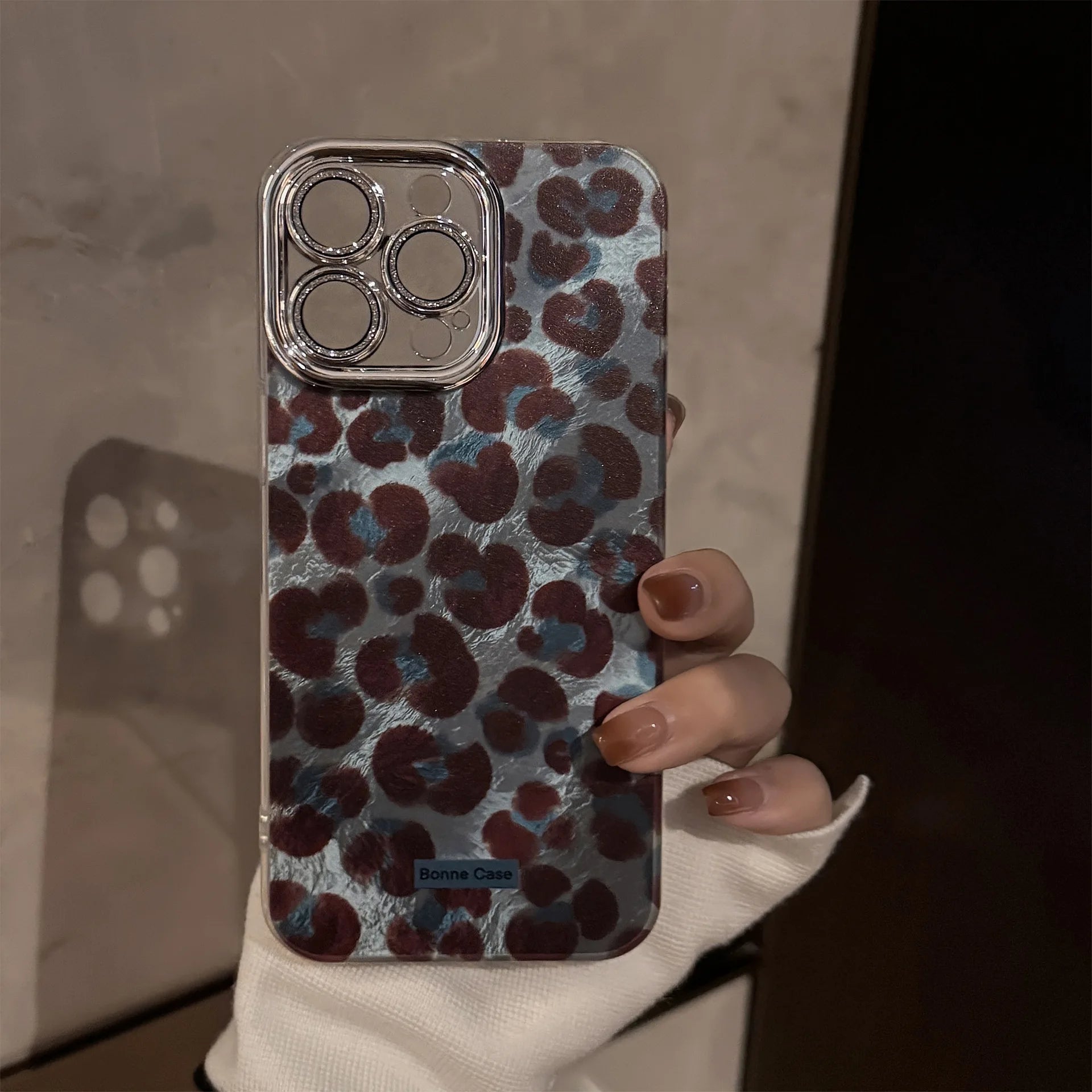 Luxury Leopard Print With Lanyard Phone Case For iPhone 17 Air 16e 15 14 13 12 11 Pro Max XS XR X 7 8 Plus Shockproof Hard Cover